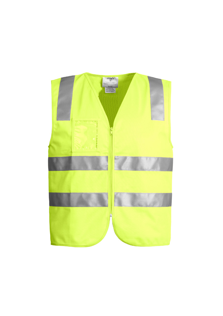 Syz Unisex Hi Vis Zip Vest Zv998 12 ZV998 bProduct Yellow 01 0iYlUo8