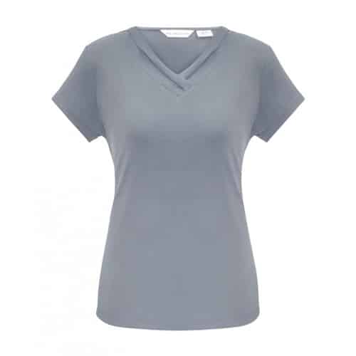 Biz Collection Lana Ladies Jersey Knit Top K819Ls (Clearance) 15 products K819LS silver mist